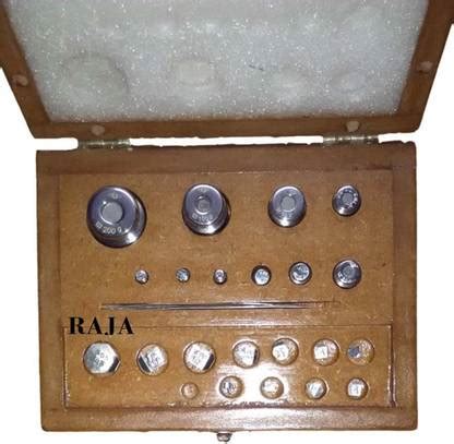 RAJA Calibrated Ss Weight Box - 1mg To 200gm Weighing Scale Price in ...