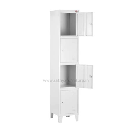 Single Column 4 Door Personal Locker L-B4 – Sathya Furniture World
