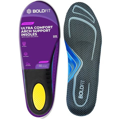 Buy Boldfit Arch Support for Flat Feet Silicone Insole for Shoes Flat ...