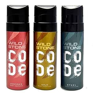 Wild Stone Code Copper, Gold & Steel Combo : Amazon.in: Fashion