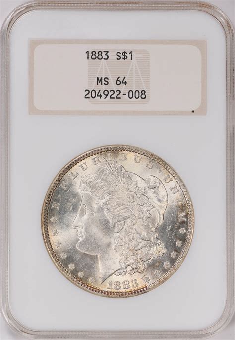 1883 Morgan Silver Dollar NGC MS-64 OH (Toned) (Item 1676059 ...