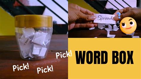 Image result for English Word Box