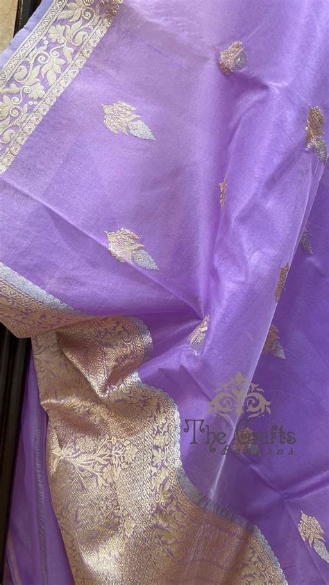 Pure Kora Silk Handloom Banarasi Saree – The Crafts Banaras