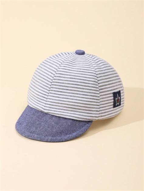 Baby Striped Baseball Cap | SHEIN USA