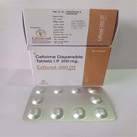 Ceficred- 200 DT Tablets Biocred Healthcare Pvt. Ltd.