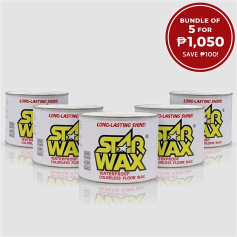 Starwax Colorless Paste Wax Bundle of 5 - Machuca Tile
