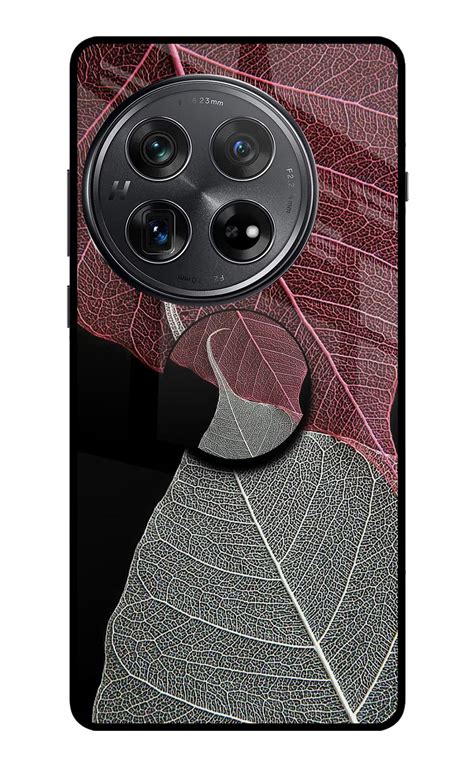Buy Now Leaf Pattern Glass Case for Oneplus 12 Online | Casekaro