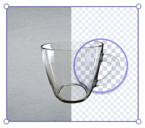 Remove Background from Transparent Objects Online