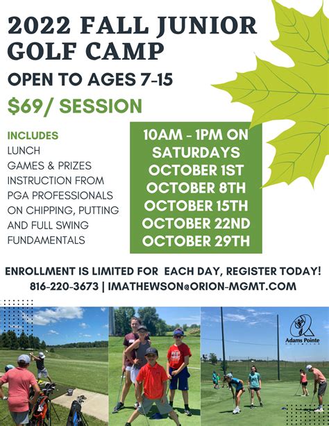 Adams Pointe Golf Club - Lessons