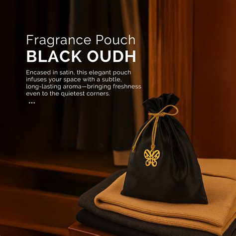 IRIS Celeste Black Oudh Fragrance Pouch for Car, Wardrobe & Closets ...