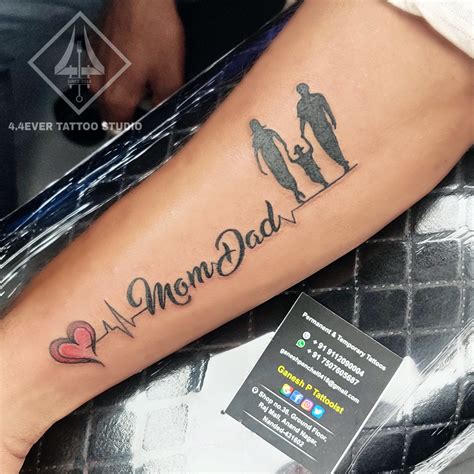 Ý nghĩa mom dad tattoo đẹp và sâu sắc nhất