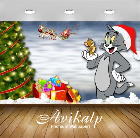 Avikalp Exclusive Awi2173 Tom And Jerry Winter Tails Christmas Tree Sa ...