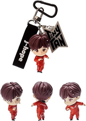 Buy BTS Tinytan Figures Keychain Keyring Kpop Merchandise Bag Accessory ...