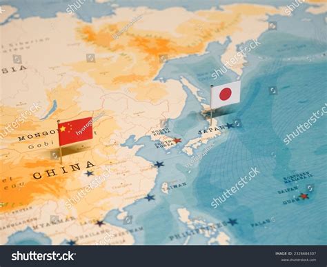 Japan China Map Photos and Images