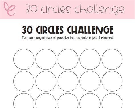 30 Circles Activity Brain Break Teacher Worksheets Teacher Resources ...