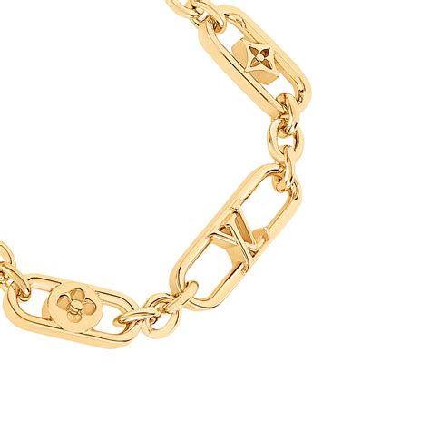 [루이 비통 공식] 마이 LV 체인 팔찌 골드. Size One Size | 체인, 체인 팔찌, 루이비통 팔찌