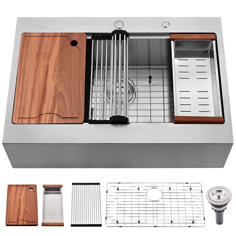 Buy 30 Drop In Farmhouse Sink -SOMRXO 30 Inch Top Drop In Stainless ...
