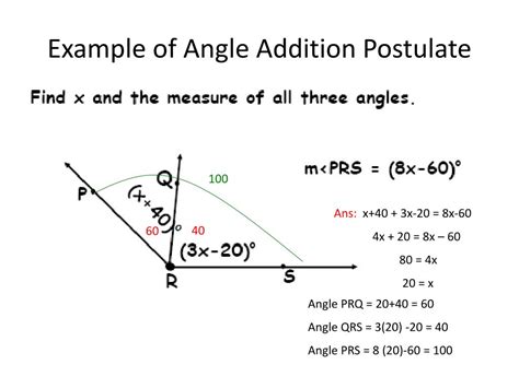 Image result for Angle Addition Postulate Proof