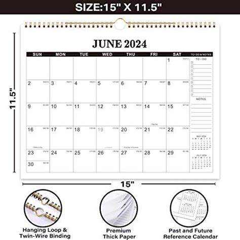 Calendar 2023-2024 - Jul 2023 - Dec 2024 18 Months | Ubuy India