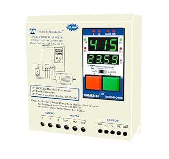 DP301 LLC RTC 3 PHASE Digital water controller with REAL TIME TIMER ...