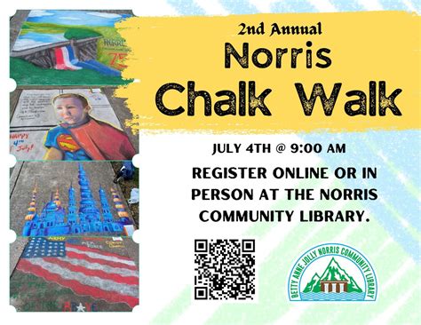 2nd Annual Norris Chalk Walk, PO Box 1110, One Norris Square, Norris ...
