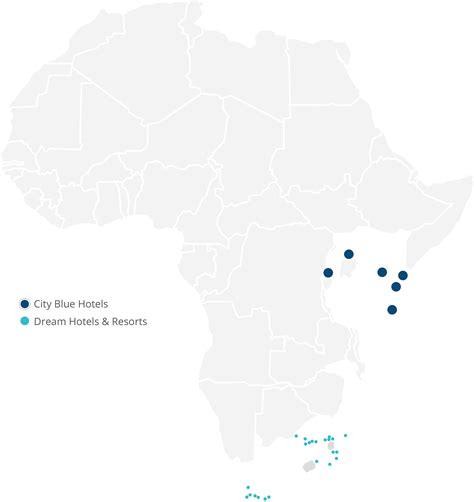Map - Dream Hotels & Resorts