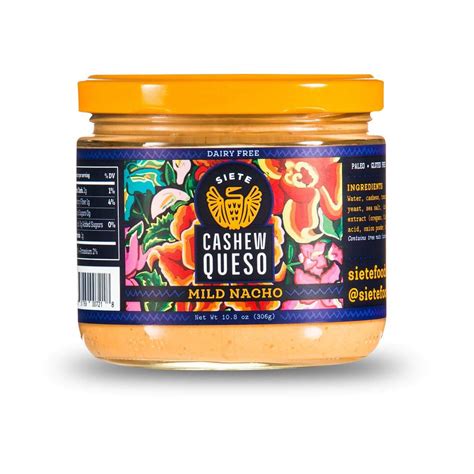 Siete Dairy Free Cashew Queso, Mild Nacho, 10.8oz India | Ubuy