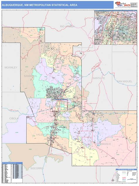Albuquerque Freeway Map