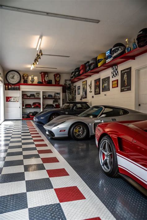 Inspiring Garage Floor Tile Designs - Light and Layer
