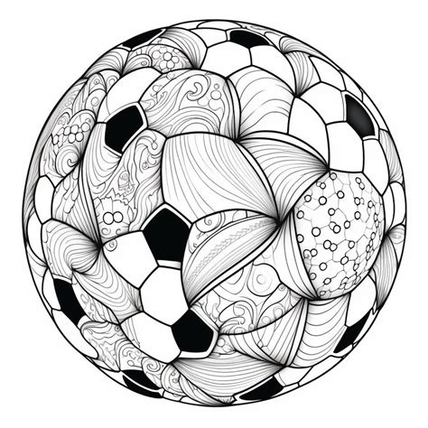 Soccer Ball Coloring Page