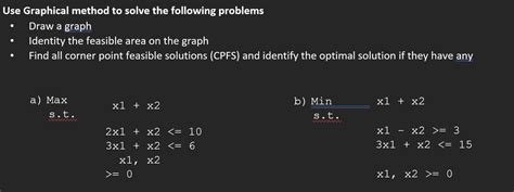 Image result for Example Graph of a Graphical Method with Solution