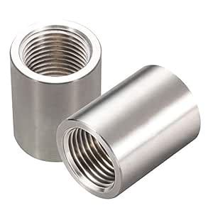 1/2 inch NPT Stainless Steel 304 Full Socket Pack of 2 Pieces : Amazon ...