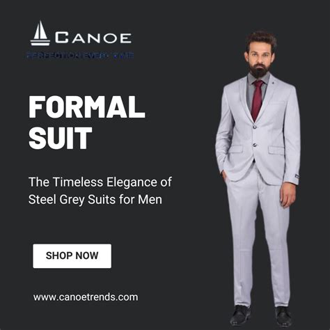 The Timeless Elegance of Steel Grey Suits for Men – CANOE TRENDS