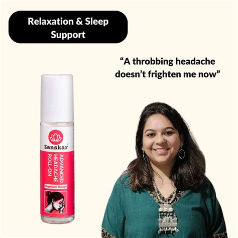 Zanskar Advanced Headache Roll-on (10ml) | Soothing Migraine Relief