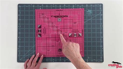 Creative Grid 10 Log Cabin Tutorial 的图像结果