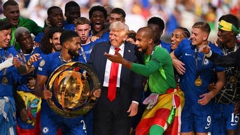 Photos: Chelsea celebrate as Trump presents trophy after FIFA Club ...