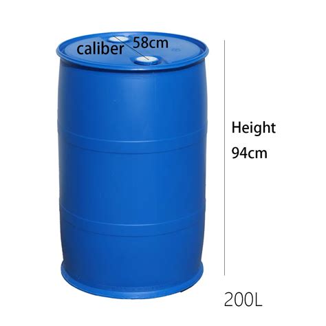200l Chemica/water/oil Container Storage Shipping Barrels Plastic Drum ...