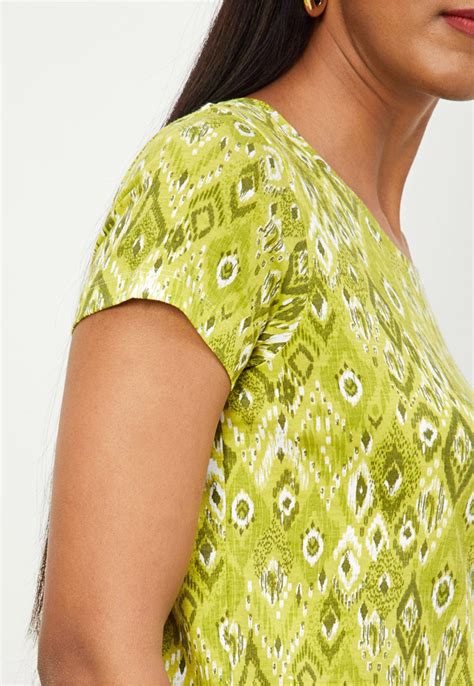Buy Women Printed Short Sleeve Top Online at just Rs. 299.0 ...
