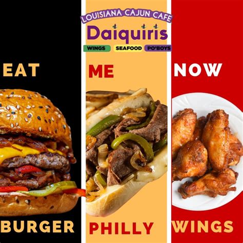Louisiana Cajun Cafe & Daiquiri's - Explore Our Interactive Digital Menu