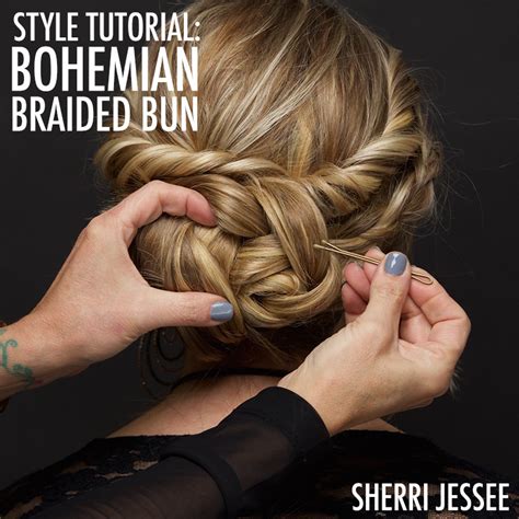 Image result for Boho Braided Side Bun Tutorial