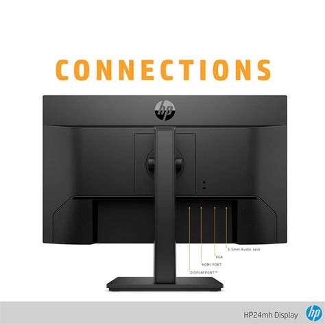 HP 24mh 24-inch Full-HD IPS Monitor with Integrated Speakers and LED ...