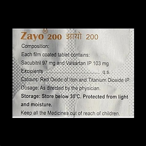 ZAYO 200MG TABLET 10'S, Price, Composition & Generic Alternatives - Medkart