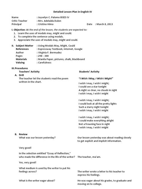 Image result for Mod Lesson Plan