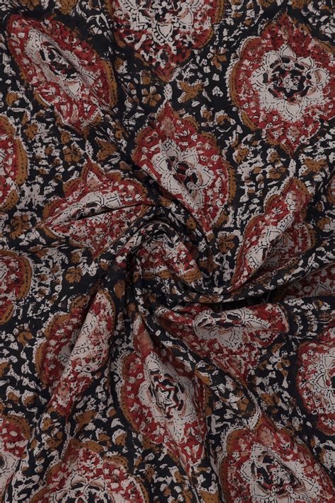 Round Neck Allover Design Multicolor Kalamkari Salwar Set – Sundari Silks