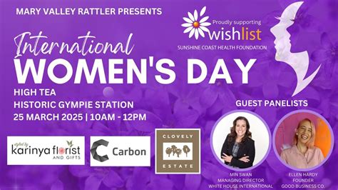 International Womens Day High Tea, Mary Valley Rattler, Gympie, 25 ...