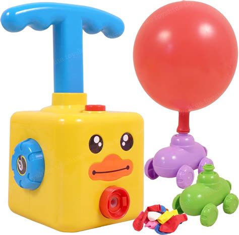 Toyshine Balloon Launcher & Powered Car Toy Set Racers Educational ...