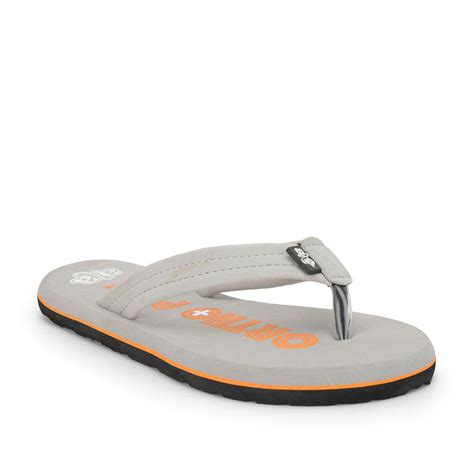 Buy A-HA Casual Light Grey Flip Flop For Men ORTHO-1 By Liberty