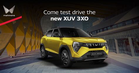 Come test drive the Mahindra XUV 3XO, Bidvest McCarthy Mahindra ...