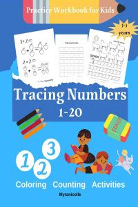 Tracing numbers 1-20, Practice Workbook for Kids - Learn to Write ...