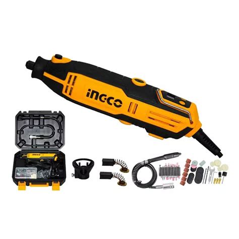 INGCO MG2008 200W LCD Display Mini Grinder with 149 Pcs Accessories ...